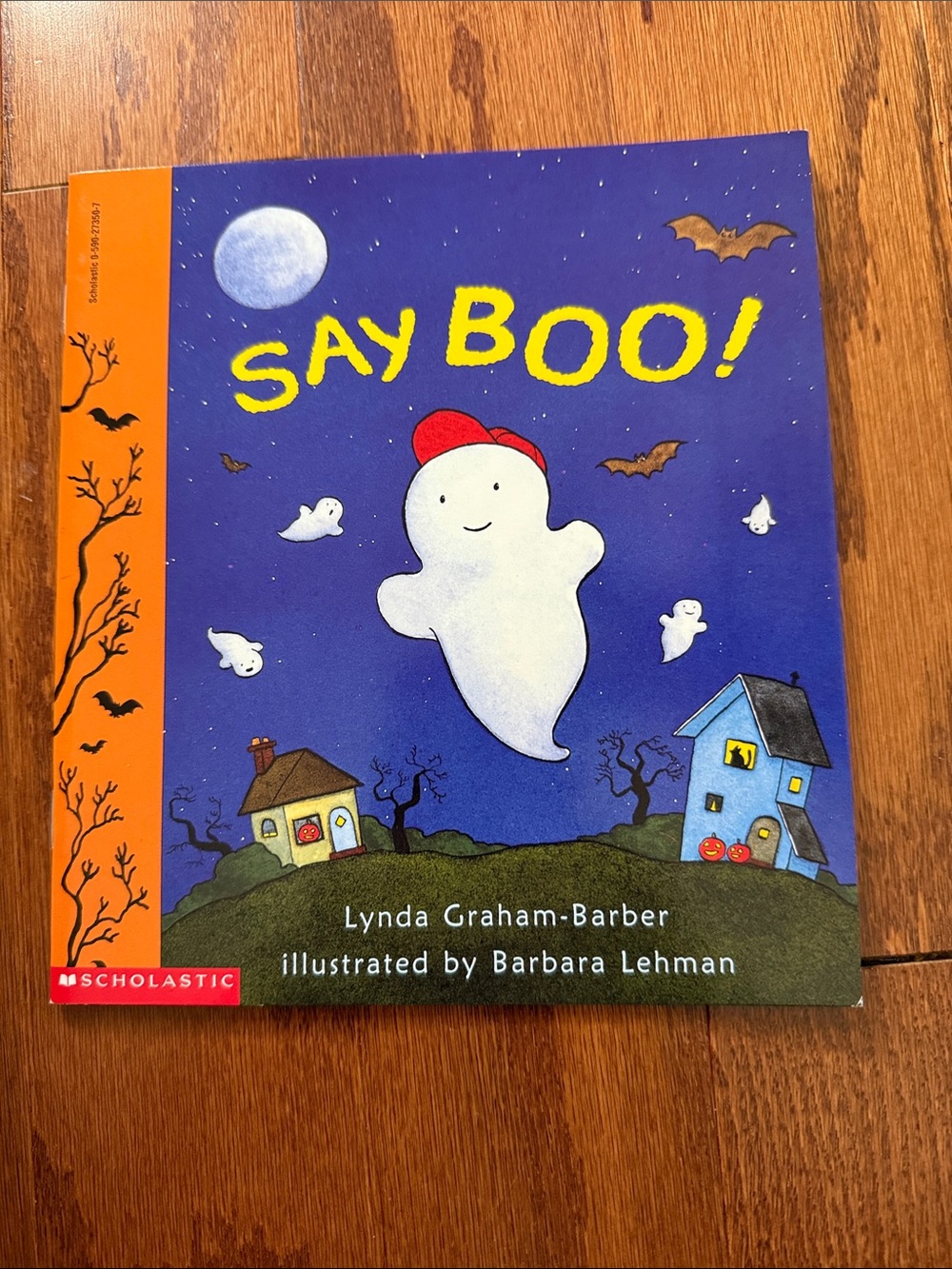 Vintage Say Boo Halloween Ghost Book 1998 Scholastic First Printing